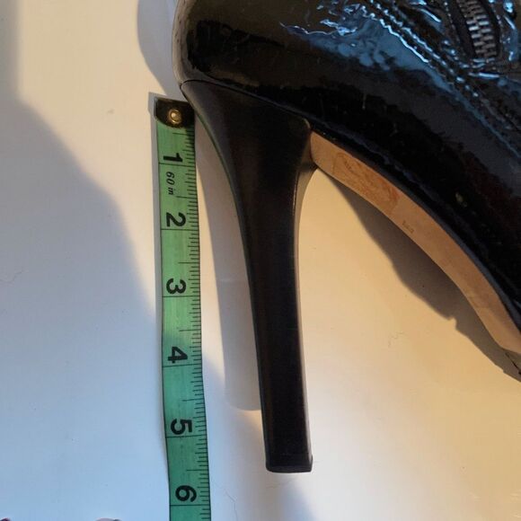 Jimmy Choo Black Patent Trixie Booties - Picture 6 of 8